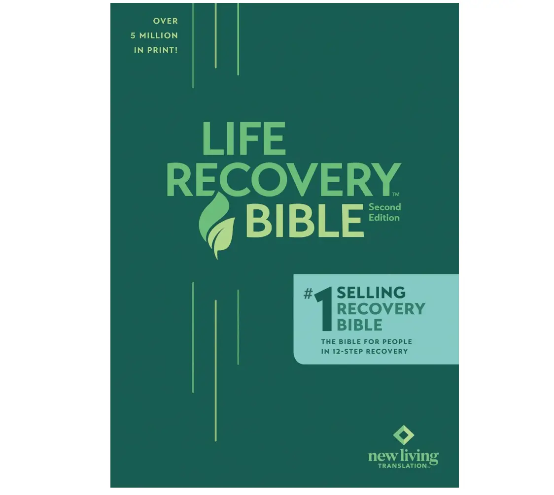 NLT Life Recovery Bible, Second Edition (Softcover): Addiction Bible Tied to 12 Steps of Recovery for Help with Drugs, Alcohol, Personal Struggles – With Meeting Guide