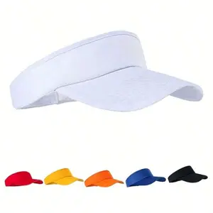 1pc Adjustable Outdoor Sports Sun Hat, Unisex Design, Suitable For Tennis, Baseball, Golf, Sports, Cycling, Running, Solid Color Open-Top Cap, Ideal Gift Choice