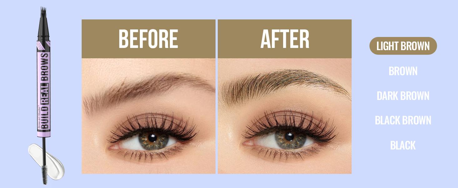 iMethod Eyebrow Pen and Eyebrow Gel - Brow Pen 2-in-1 Eyebrow Pencils for Woman with Micro-Fork Tip and Brow Gel Clear, Fuller Eyebrows, Stay All Day Makeup Cosmetic iMethod Eyebrow Pen and Eyebrow Gel - Brow Pen 2-in-1 Eyebrow Pencils for Woman with Micro-Fork Tip and Brow Gel Clear, Fuller Eyebrows, Stay All Day Makeup Cosmetic