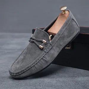 (New)Men's Driving Loafers, Lazy Soft Sole Slip-On Casual Shoes, Lightweight Breathable Business Shoes, -Slip Wear-Resistant Shoes, Versatile Fashion Loafers