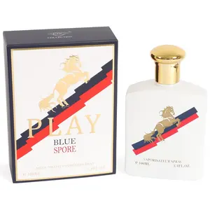 Play Blue Spore Eau de Toilette Spray Cologne for Men 100ml/3.4fl.oz. - Fragrance for Men