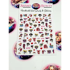 Powerpuff Girl Baddie Edition Nail Stickers