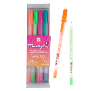 SAKURA Gelly Roll Moonlight Gel Pens - Bold Point Opaque Ink Pen - Bold Line - Assorted Bright Ink - 16 Pack