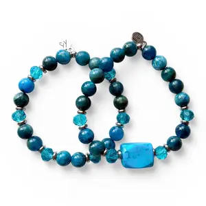 TTT Live Exclusive Arctic Apatite Stack Bracelet Set