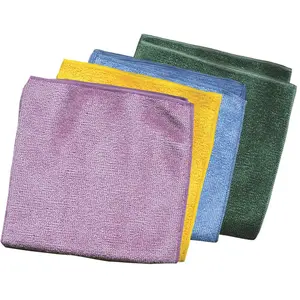212 MAIN 4 Assorted Color Eco-Friendly Microfiber Cleaning Towels - Household, Absorbent Detailing Cloths, Allergy-Safe, Chemical-Free General Purpose Cloths