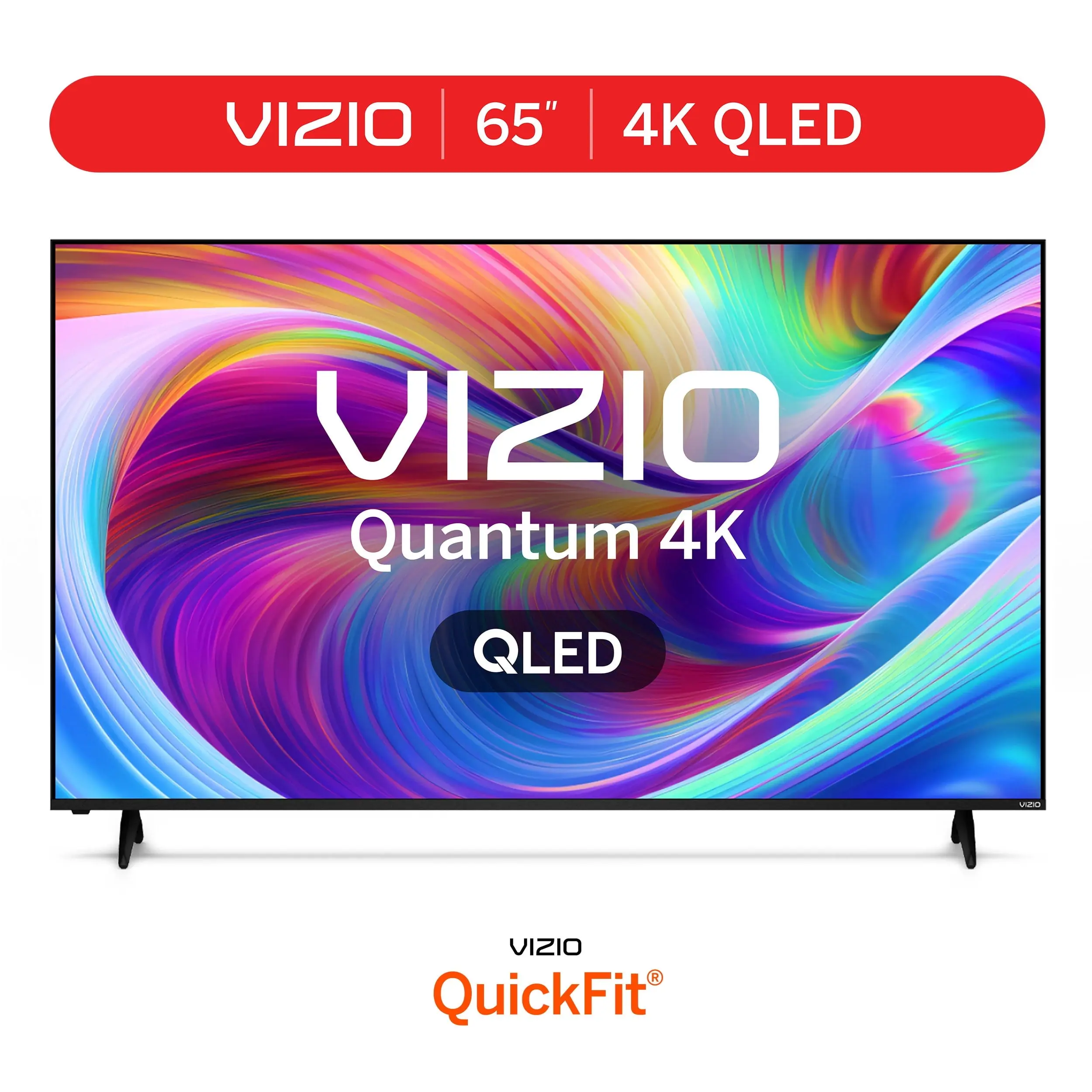 VIZIO 65-Inch Quantum 4K QLED HDR Smart TV, VQD65R-10 (Household Large Home Appliance Television)