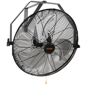 VEVOR Wall Mount Fan Waterproof IP44, 3-speed High Velocity Max. 4150 CFM, Industrial Wall Fan, Commercial or Residential for Warehouse, Greenhouse, Workshop, Patio, Black, ETL Listed  VEVOR Super Brand Day