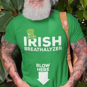 Funny Irish Breathalyzer Shirt, St. Patrick’s Day Drinking T-Shirt, Sweatshirt, Hoodie D1N