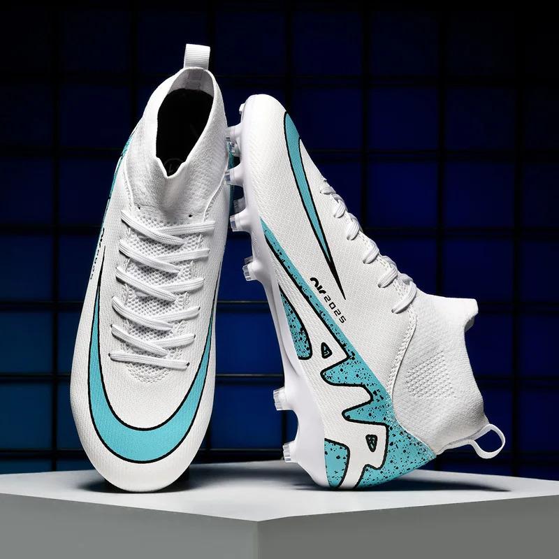 Unisex Soccer Shoes TF/AG Society Futsal Top Quality Unisex Training Football Shoes Original Resistant Comfortable Football Boots