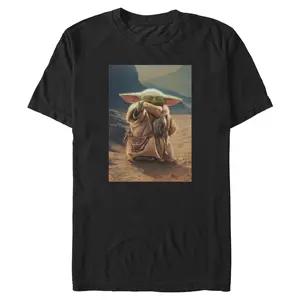 Men's Star Wars: The Mandalorian and Grogu The Child Force Poster T-Shirt