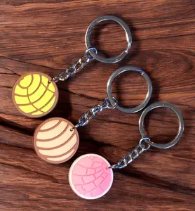 Concha Keychains - Mexican Pan Dulce Keychain - Donut Keychain