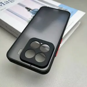 Please Select A Model To Purchase Case For Xiaomi 15T 14T Pro 15t Fashion Contrast Color Skin-Feel Frosted Translucent Acrylic