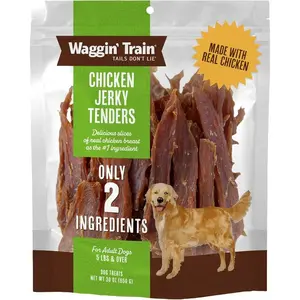 Chicken Jerky Dog Treats Made with Real Chicken High Protein Natural Dog Snacks Easy to Digest for All Breeds 30 Oz Pouch