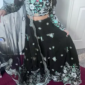 Black lehengha Choli dress