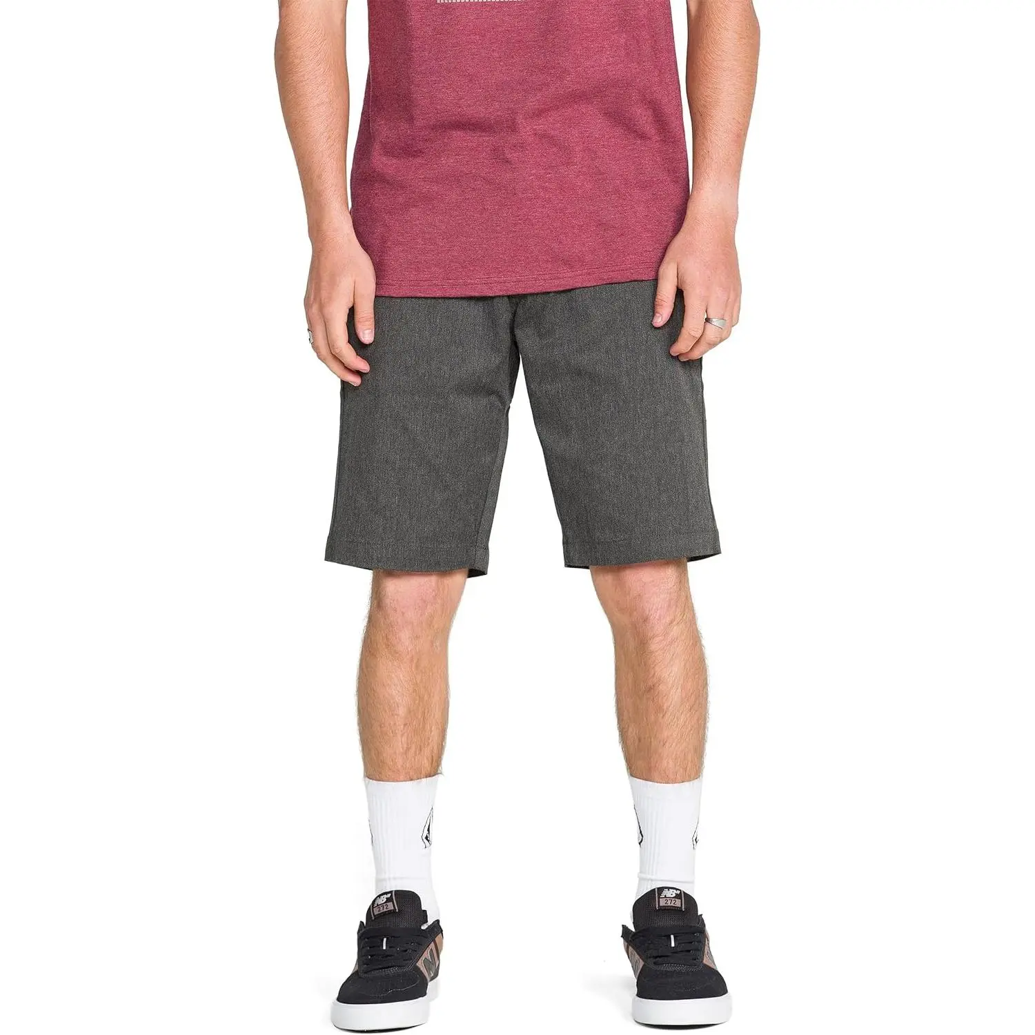 Volcom Men's Vmonty Stretch 22 Chino Shorts – Casual Everyday Wear, Relaxed Fit
