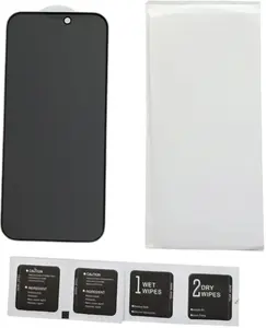 Privacy Screen Protector 17 Air 9H Hardness Tempered Glass HD Clarity Oleophobic Coating Full Coverage Easy Install