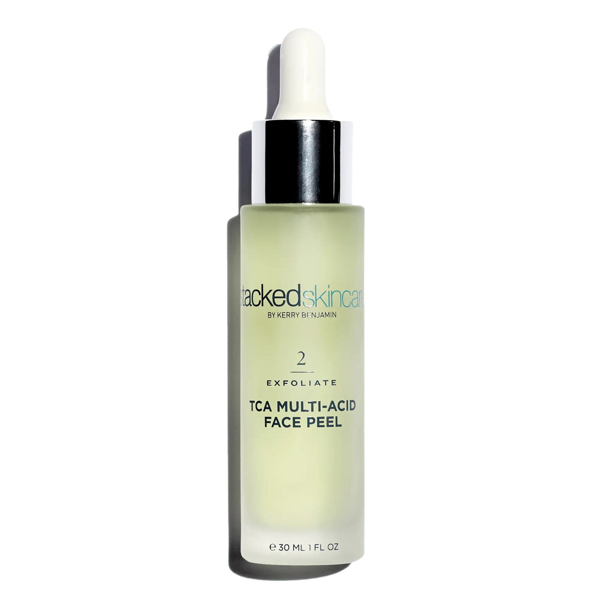 Multi-Acid Face Peel - Glycolic & Salicylic Exfoliating Leave-On Treatment for Radiant Skin