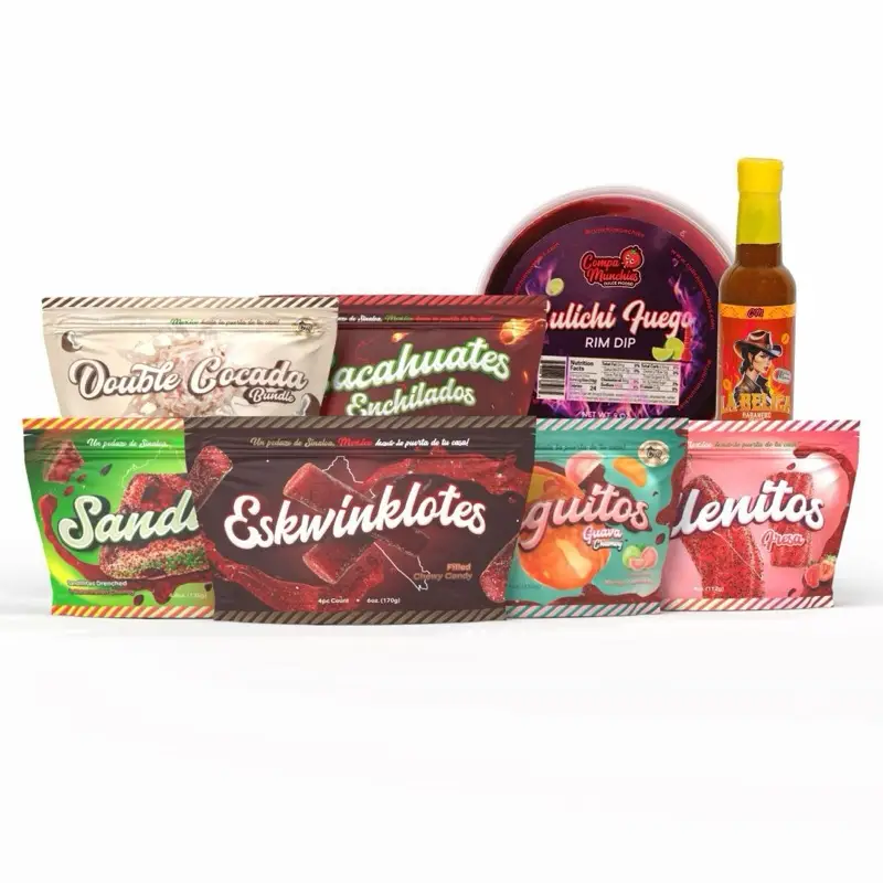 Poquito mas bundle - peanuts , mango flavored gummies , double cocada