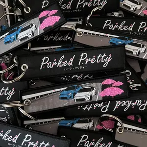 GT86 & GR86 Cherry Blossom Key Tag - Toyota JDM Car Automotive Keychain Subaru BRZ Scion FRS