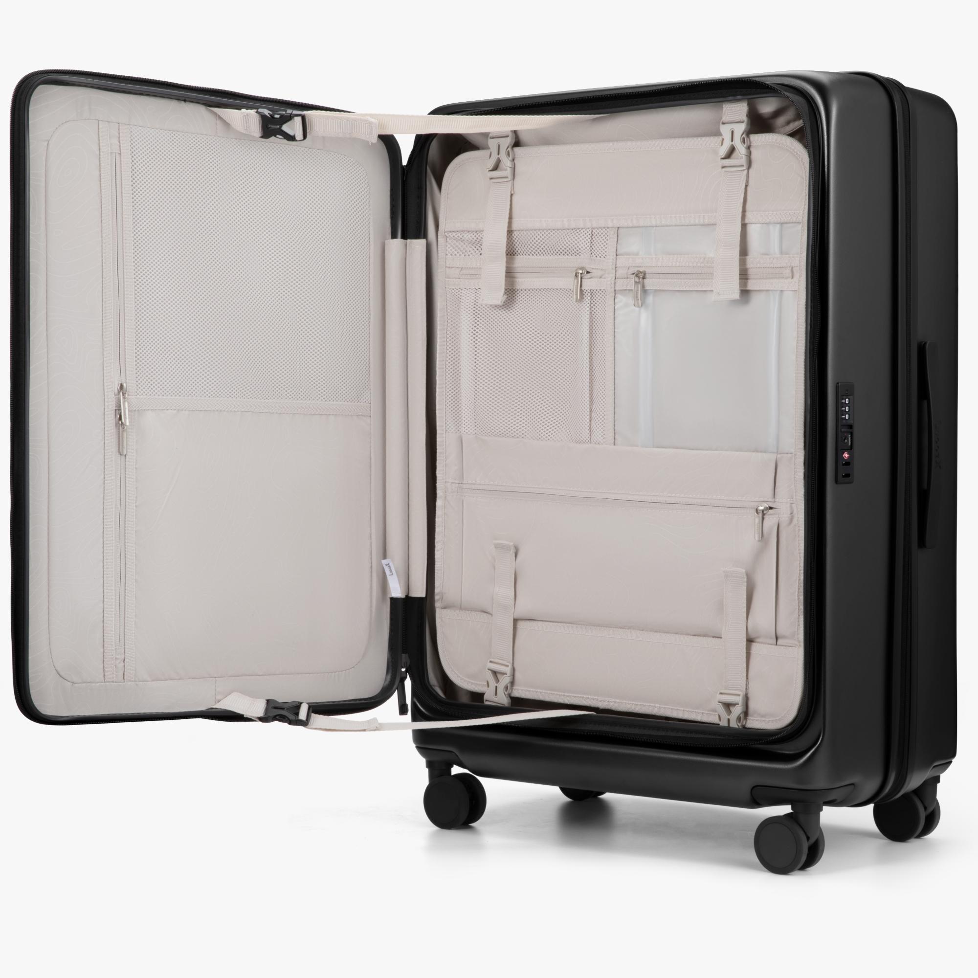 LUGGEX FLO5 24/28" Expandable Polycarbonate Hard Shell Suitcase | Lightweight, Scratch-Resistant, 360° Spinner Wheels | TSA Lock | Travel & Business Essential