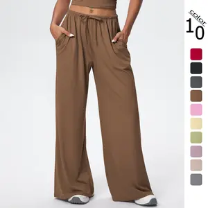 Women Wide Leg Pants High Waisted Trousers