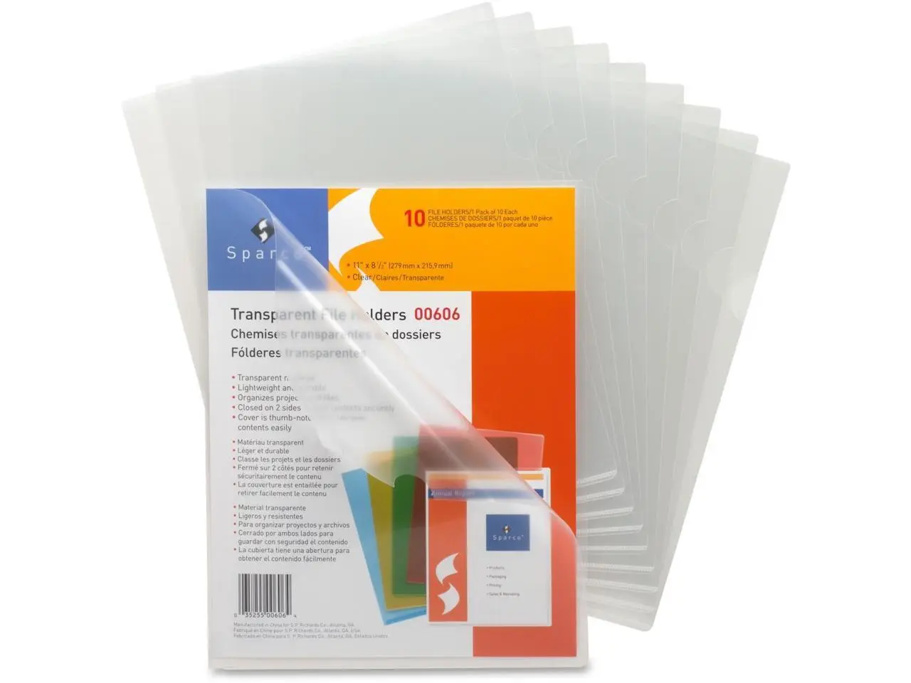 Sparco Transparent File Holder Sparco Transparent File Holder