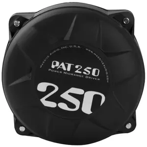 Massive Audio PAT 250 Series 1 3/8" Screw-On 100 Watt 8 Ohm Mid-Range Driver for Car & Pro Audio Applications