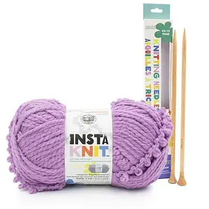 Lion Brand Yarn InstaKnit Vio-Let It Go Bundle