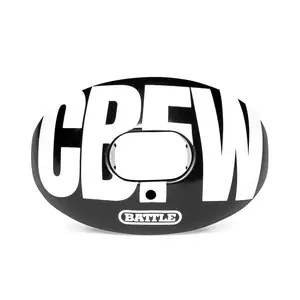 Battle "CBFW" Oxygen Football Mouthguard with Convertible Strap for Braces Players Superior Airflow and Performance