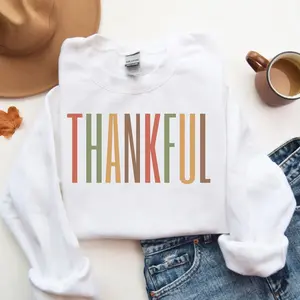 Thankful Sweatshirt, Thanksgiving Sweater, Thanksgiving Sweatshirt for Women, Fall for Women, Pumpkin Season, Giving Thanks