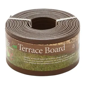 212 MAIN Master Mark 94440 4 in. x 40 ft. Black Board Landscape Edging, for Patio, Outdoor Garden