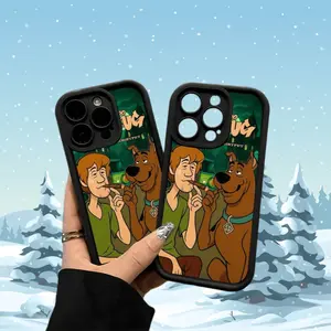Scooby Doo Shaggy Funny Cartoon Phone Case, Classic Horror Comedy Anime Design, Compatible with iPhone 17 Air 16 15 14 13 12 11 Pro Max Plus, Shockproof Soft Slim Anti-Drop Protective Back Cover