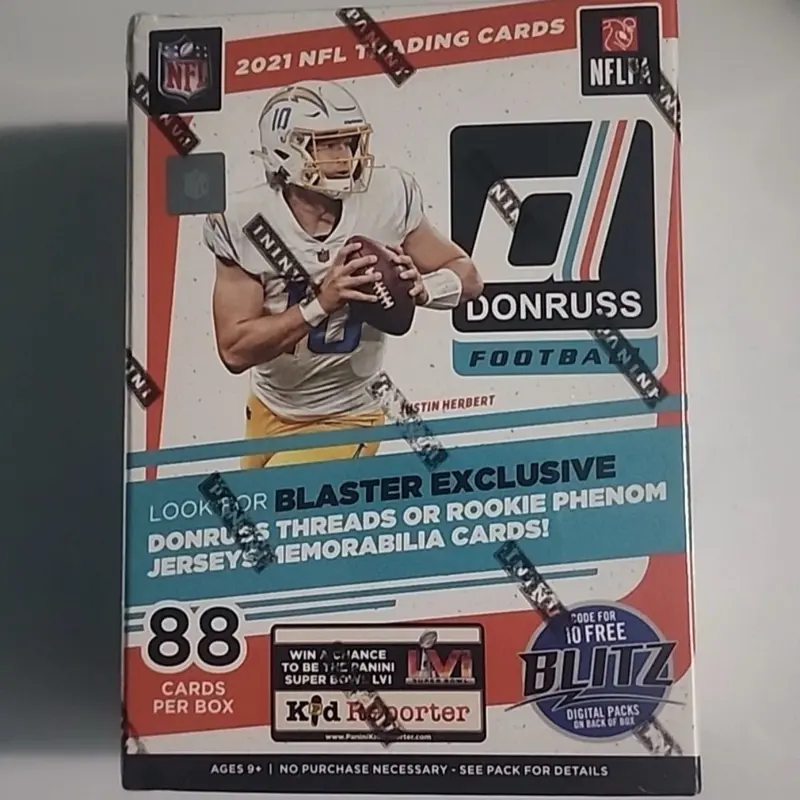 PANINI DONRUSS 2021 NFL Football BLASTER BOX Lawrence Wilson Optic Holo 88 Cards Per Box Exclusive Threads Rookie Phenom Memorabilia