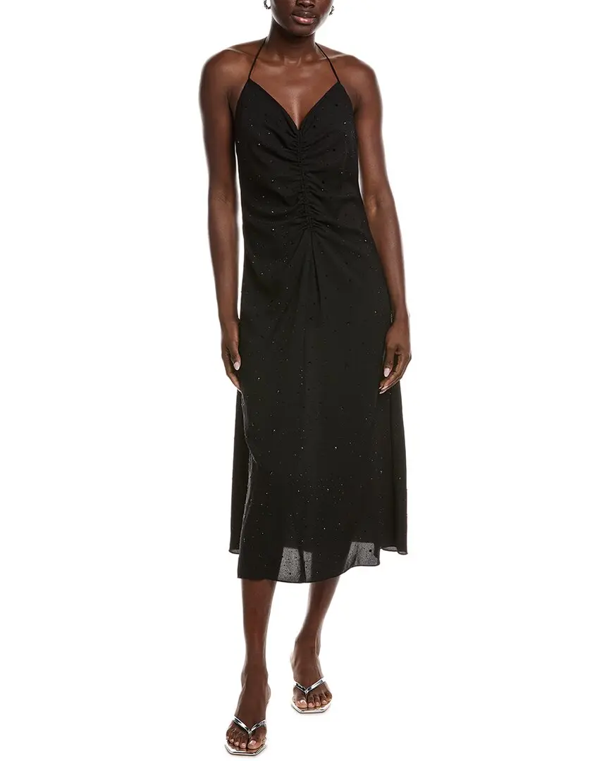 Sandro Woven Midi Dress