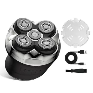 GERTZY Men's Bald Head Shaver and Beard Trimmer, Professional Head Shaving Razor for Smooth Head Finish, Perfect Gift Set for Father's Day and Christmas, Rechargeable Head Shaver, Multifunctional Shaving Head