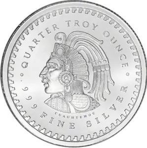1/4 oz Aztec Calendar Silver Round