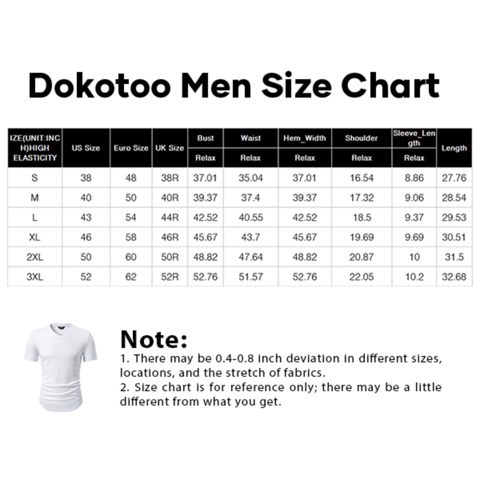 Dokotoo Men Muscle T Shirts V Neck Short Sleeves Gym Workout Causal Slim Fit Tee High Stretch Shirt