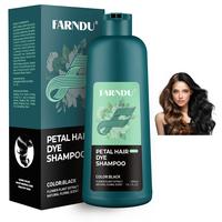 Black Hair Dye Shampoo- 14.1 fl.oz (Green Bottle)