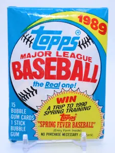 1989 Topps Baseball Wax Pack (15 Cards)