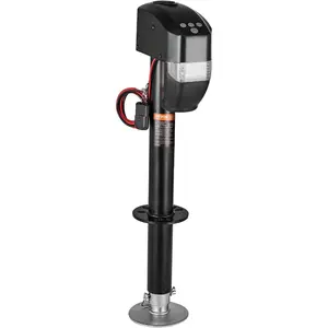 VEVOR 5000 lbs Electric Trailer Jack, Heavy Duty RV Electric Power Tongue Jack with 2 Way Connector, Remote Control, Crank Handle Weatherproof Jack Cover, 10 - 28.3 Lift, for Trailers CampersVEVOR Super Brand Day