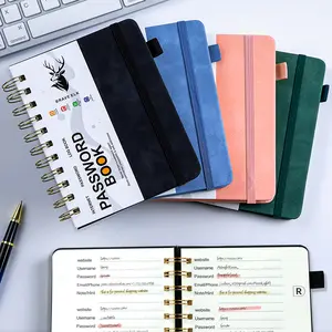 B6 Spiral Notebook with A–Z Tabs, Password Keeper, Address Book & Phone Directory, Secure Login Organizer for Home and Office
