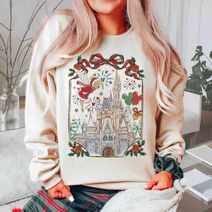 Magic Kingdom Tinker Bell Vintage Sweatshirt, Magic Kingdom Shirt, Pixie Dust Crewneck, Magic Kingdomland Christmas Top Trip Tee, Vacation Gift , Cute Winter Sweater, Holiday Sweaters, Cozy Winter Gift for Him Her