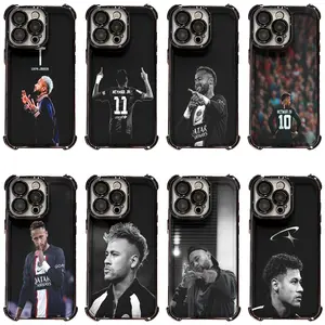 Neymar Black & White Silhouette Aesthetic Phone Case, Ideal Gift for Fans, Tough Anti-Drop Protective Cover for iPhone 17, 16, 15, 14, 13, 12, 11, Pro, Pro Max, Air, Plus | Samsung Galaxy S23, S24, S25, S26, Plus, Ultra