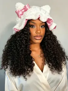 Adjustable Satin Sleeping Bonnet for Haircare - Scottish Design, Curly & Chemically Treated Hair Protection, Heatless Styling, Frizz Control, Durable Build, Ideal Gift, Curly Hair