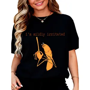 I'm Mildly Irritated Carrot T-Shirt for Women Men Cotton Clothing