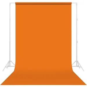Savage Widetone Seamless Background Paper (#24 Orange, Size 86 Inches Wide x 36 Feet Long, Backdrop)