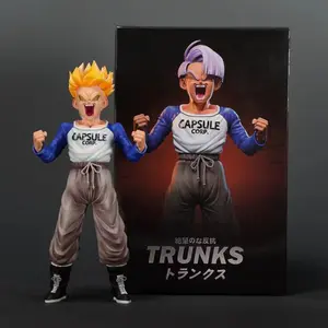 Dragon Ball Trunks Crying Figure, Dual Head Design, Classic Scene Reproduction, High-Quality PVC, Perfect for Collectors