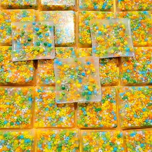 Pick Pads-Classroom Special-Bulk Squares- Pocket Size- Thousands of Beads- Skin Picking Alternative-Fidget-Anxiety Relief-