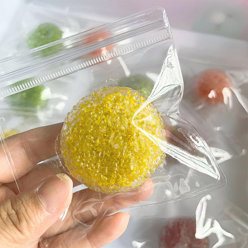 Ship Incl-Handcrafted Crystal Mochi BallStress Relief Toy