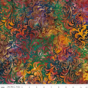 Fabric Riley Blake Bold 'n' Brazen Twirl & Swirl Elemental Batiks by the Quarter Yard BT21900-249
